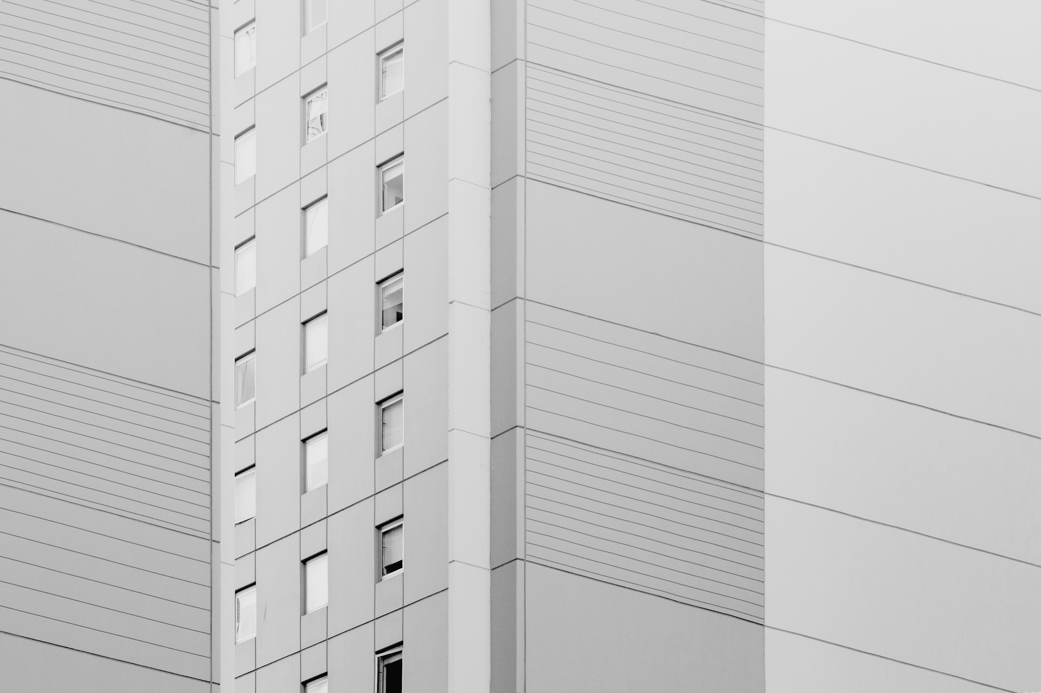 Fachada de edificio moderno