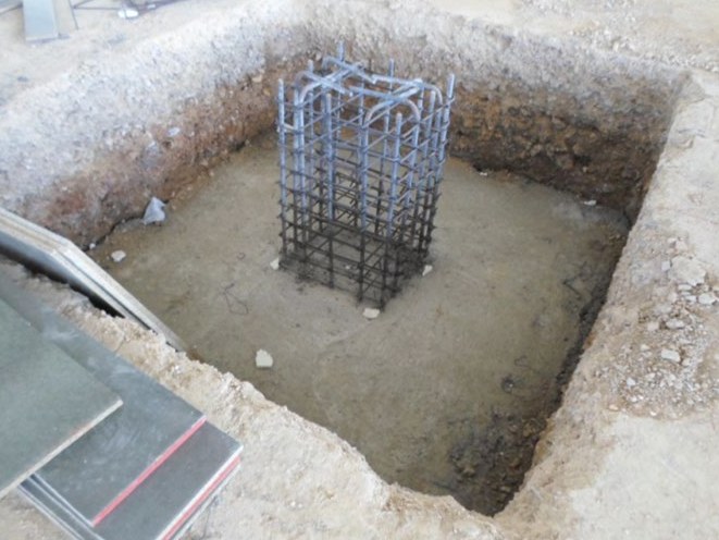 Construcción de zapatas